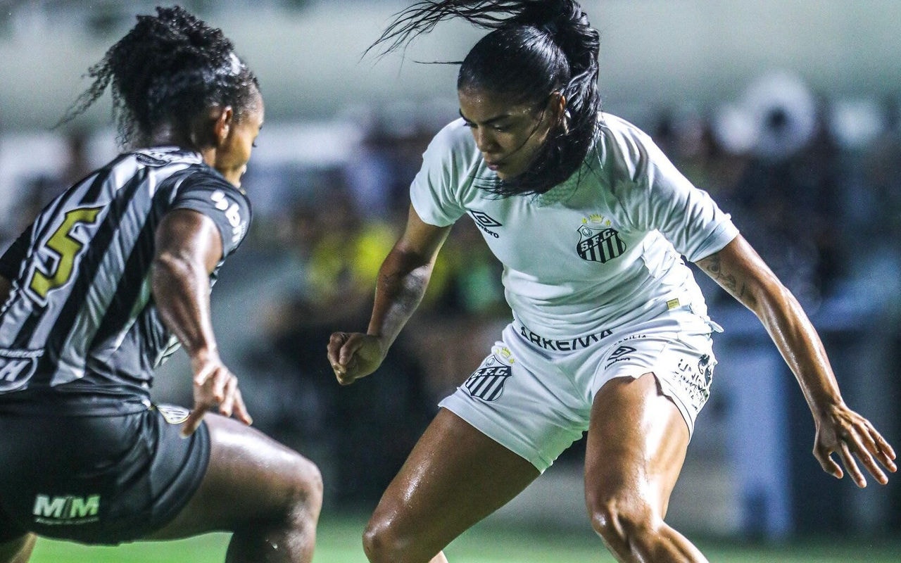 Santos e Atlético Mineiro disputam o Brasileirão Feminino A2. (Foto: Santos/Divulgação)