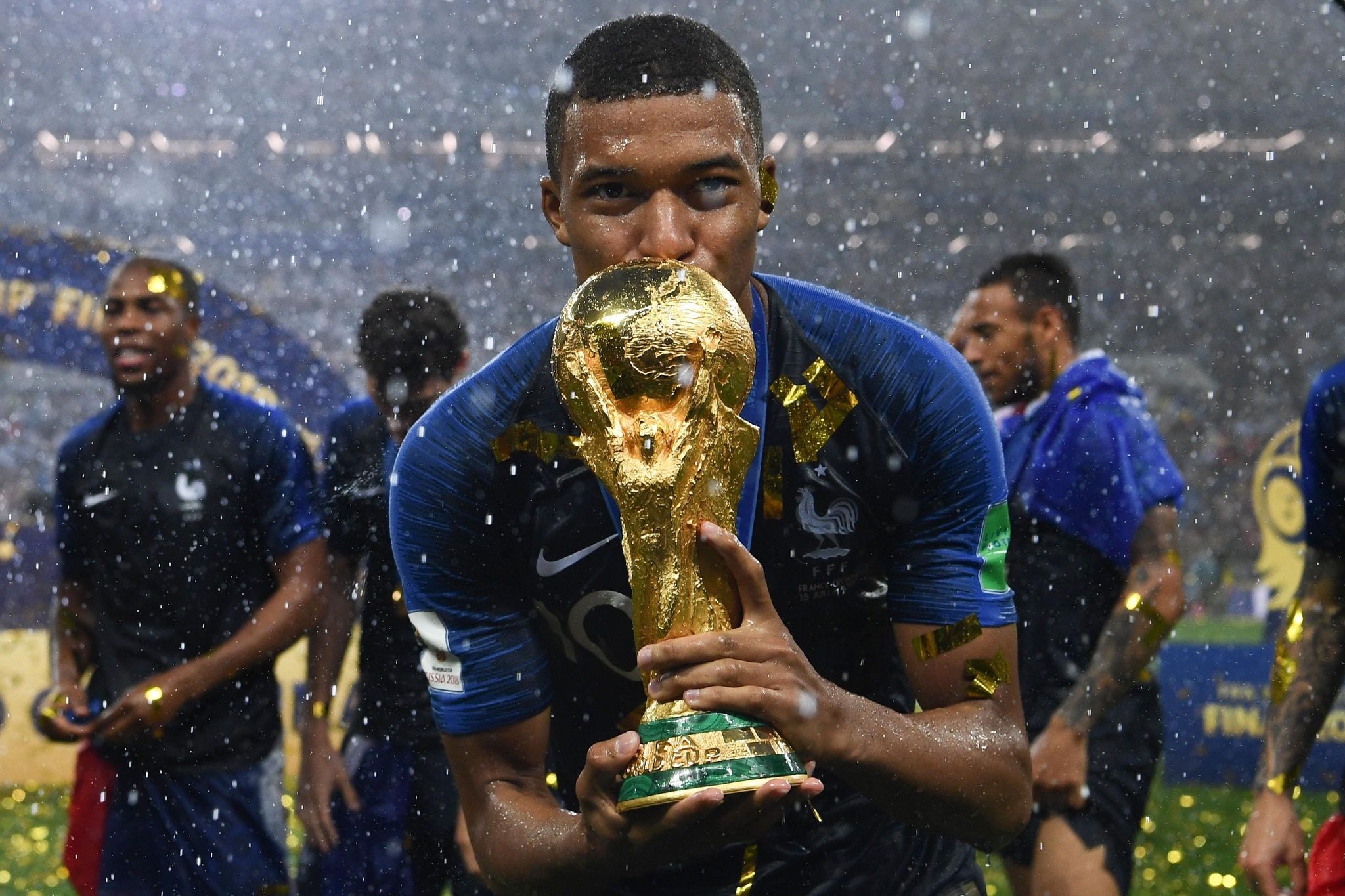 Mbappé foi um dos principais destaque da seleção da França, com a qual foi campeão mundial