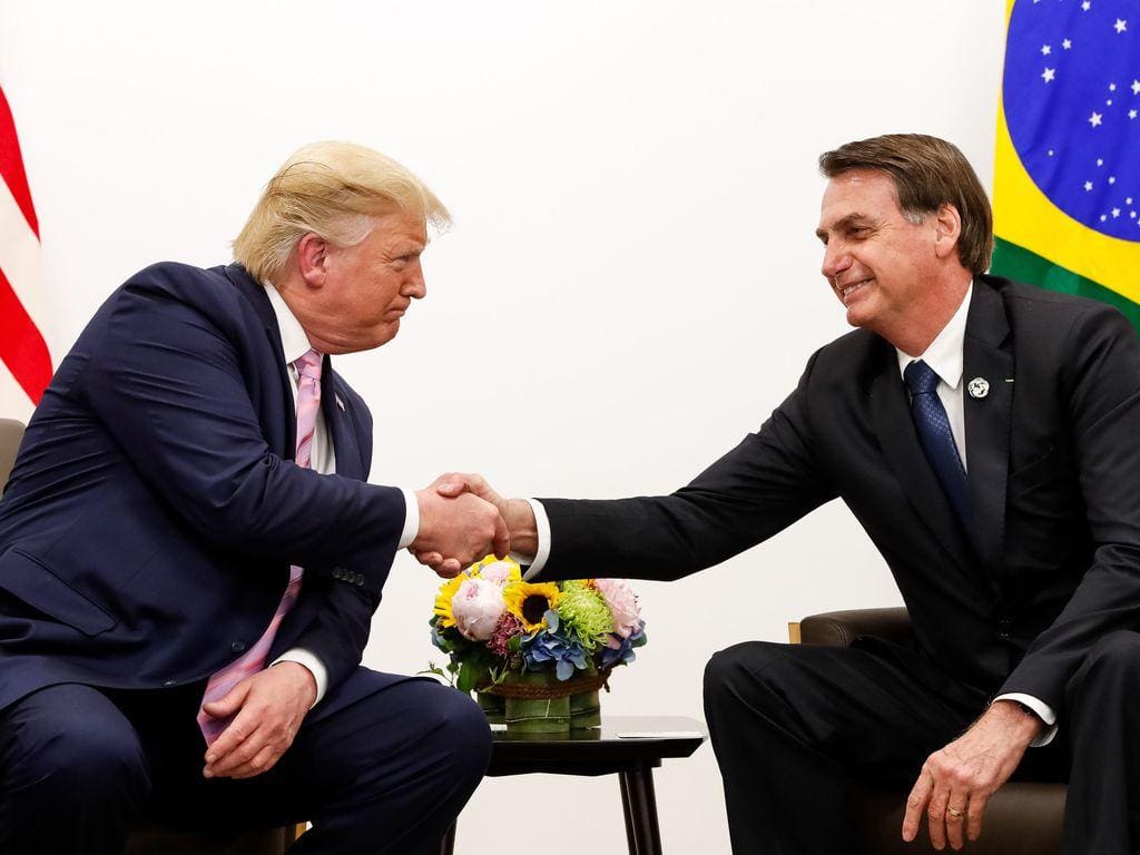 Bolsonaro é um apoiador declarado de Trump