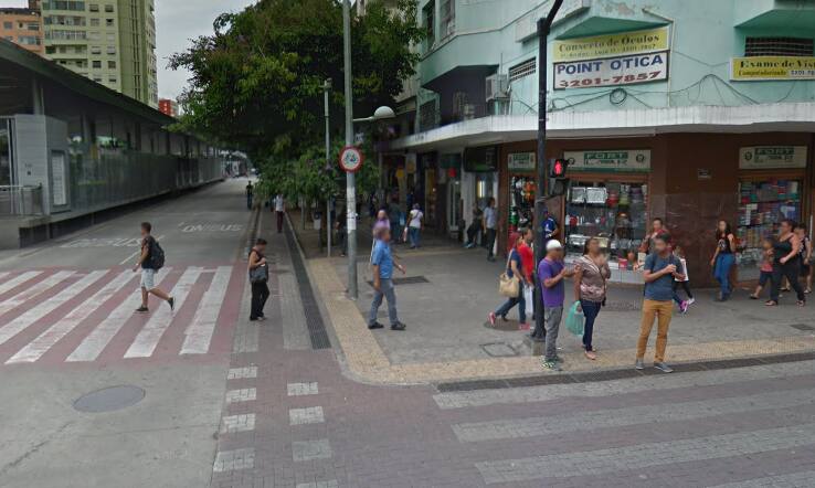 Homem estava no cruzamento da avenida Paraná com rua dos Tupinambás