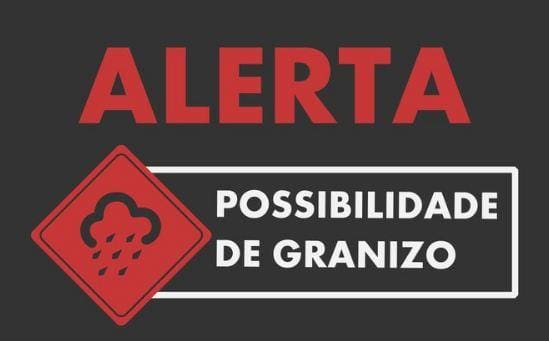 Defesa Civil alerta para a possibilidade de chuva de granizo no interior de Minas Gerais