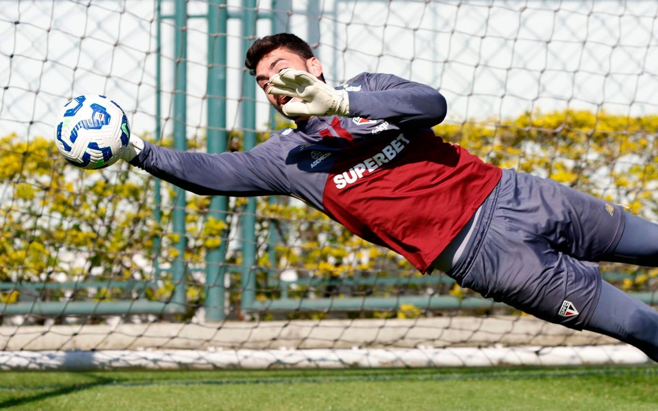 São Paulo se apresenta na parte da manhã (Foto: Rubens Chiri / São Paulo FC)