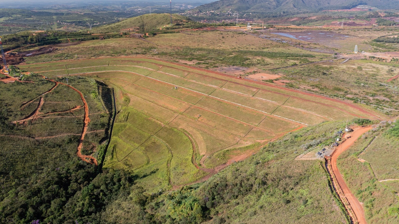 Barragem Forquilha III, da mina de Fábrica, em Ouro Preto, estava em nível 3 de alerta desde 2019