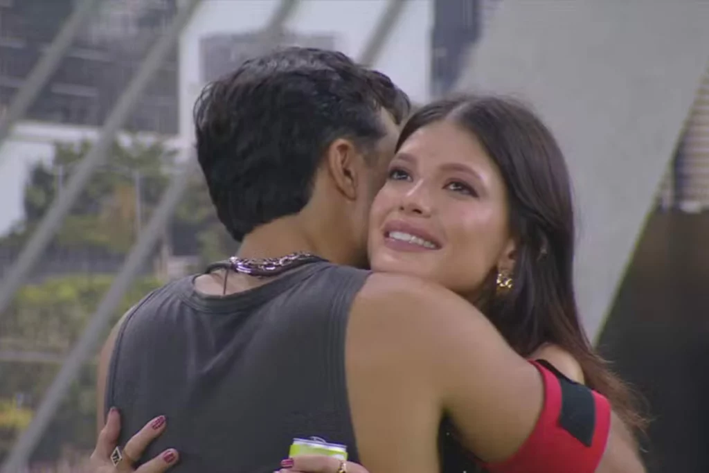 Vitória Strada e Matheus