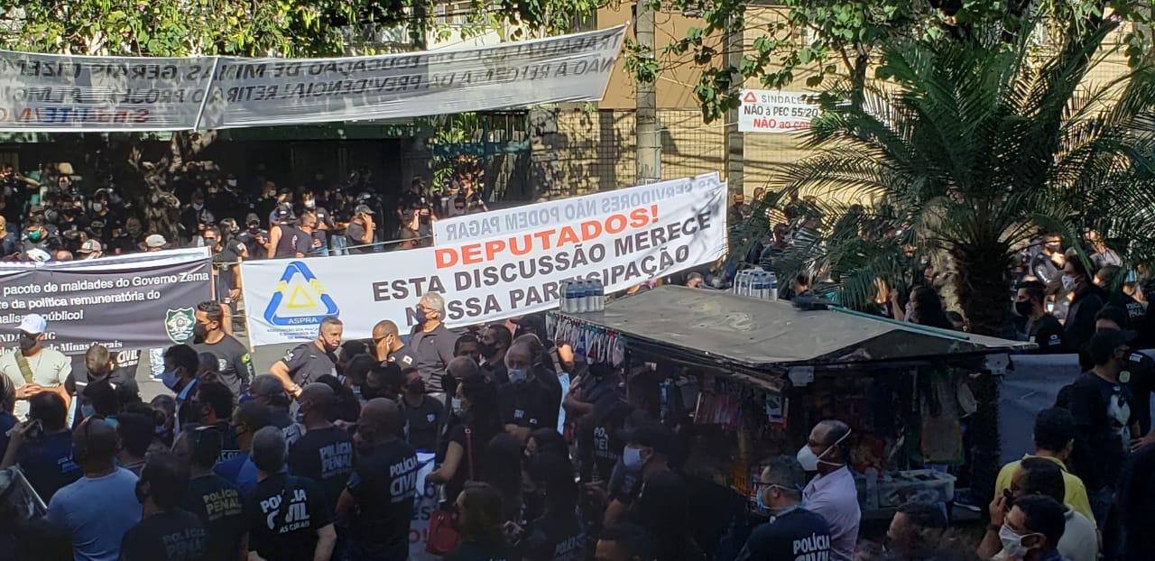 Protesto Previdência ALMG 14/07