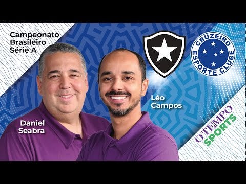 Acompanhe ao vivo a transmissão da partida entre Botafogo x Cruzeiro