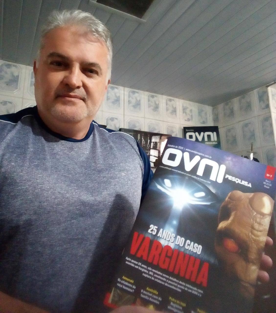 O ufólogo Paulo Baraky Werner edita a revista “Ovni Pesquisa”