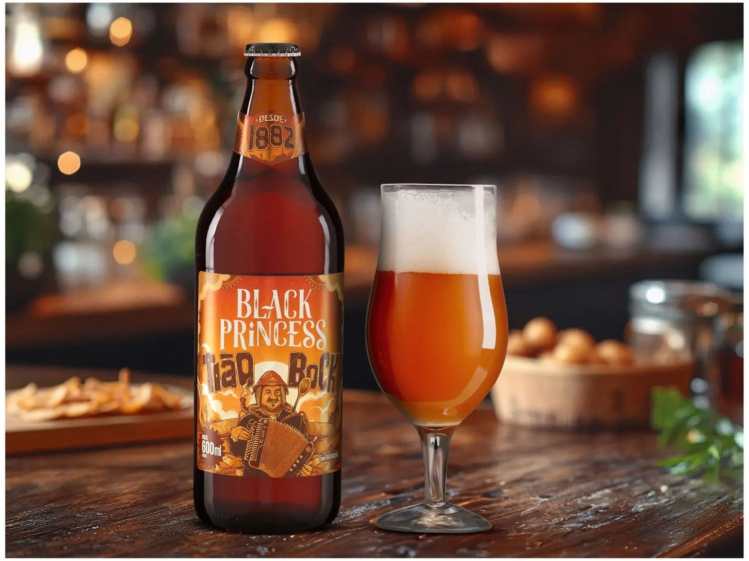 Além de água, malte e lúpulo, a Tião Bock, da cervejaria Black Princess, tem um ingrediente bem brasileiro: a rapadura