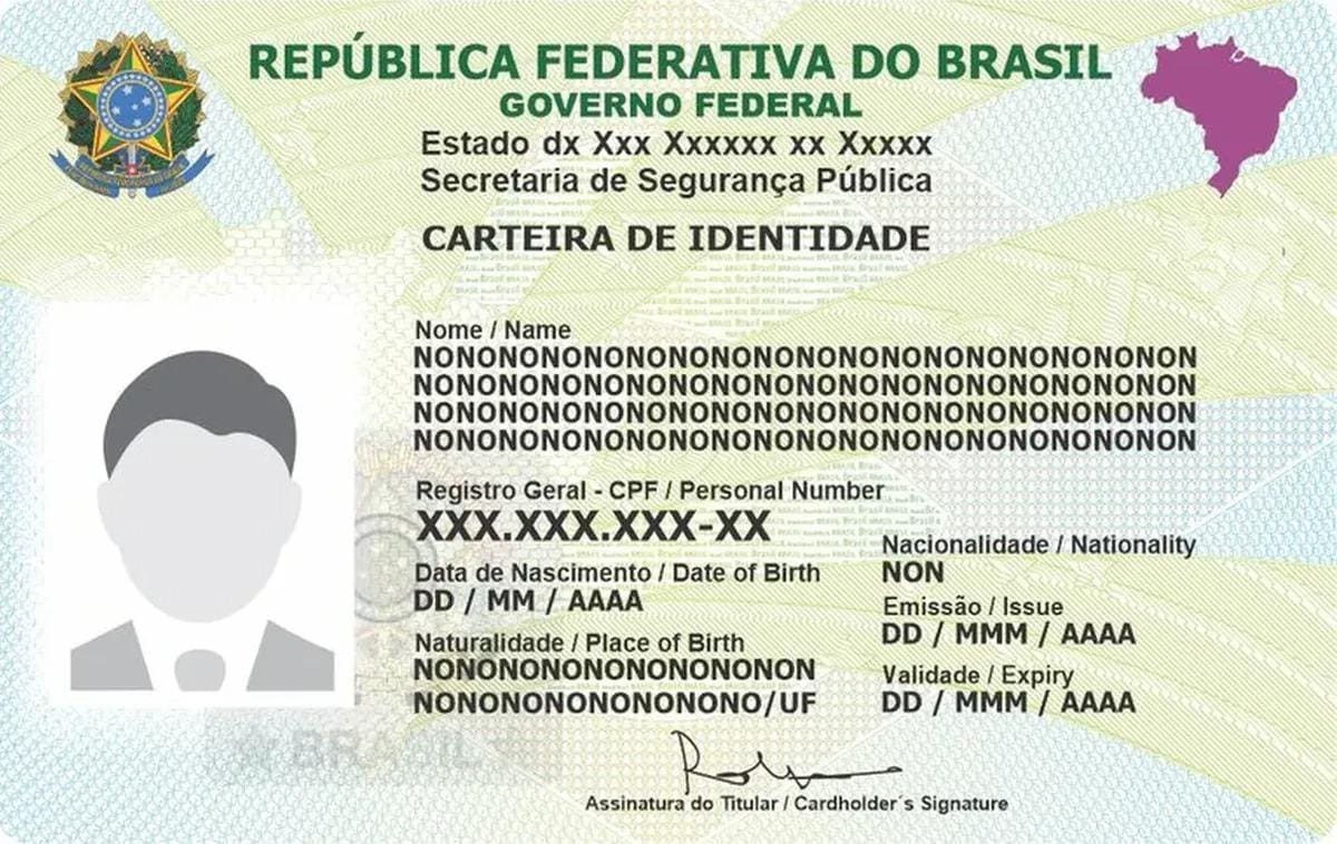 Carteira de Identidade Nacional (CNI) unifica formato em todo o Brasil