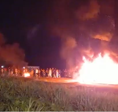 paralisação caminhoneiros santa catarina