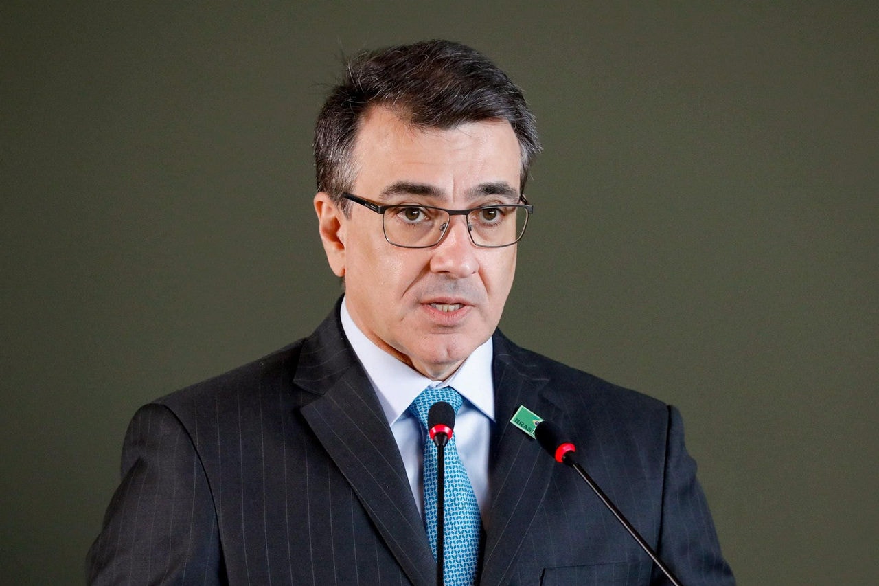 O ministro das Relações Exteriores do Brasil, Carlos França