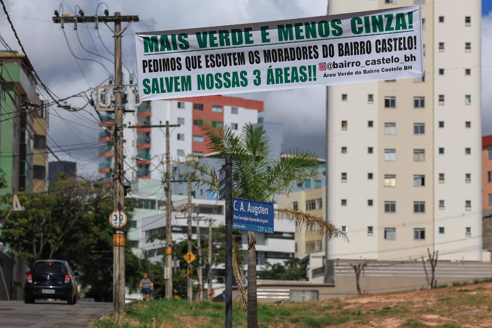 Moradores do bairro Castelo lançaram um abaixo-assinado para impedir a construção de 500 moradias do programa "Minha Casa, Minha Vida"