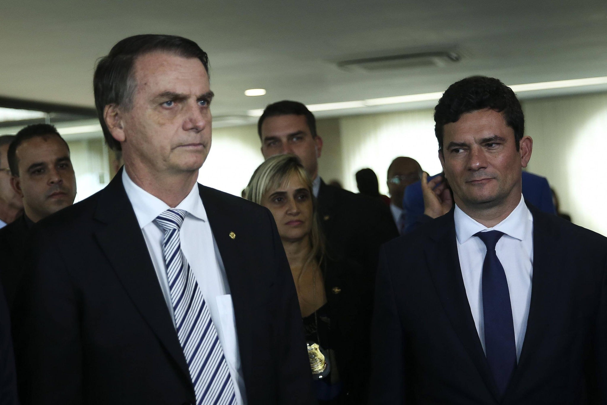 Jair Bolsonaro e Sergio Moro