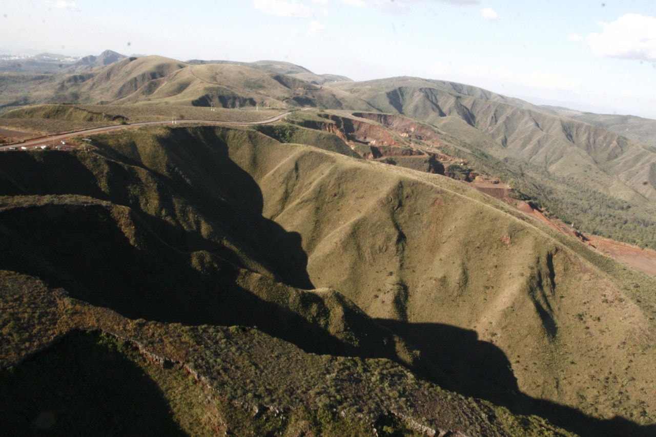 Vista da serra do Rola-Moça