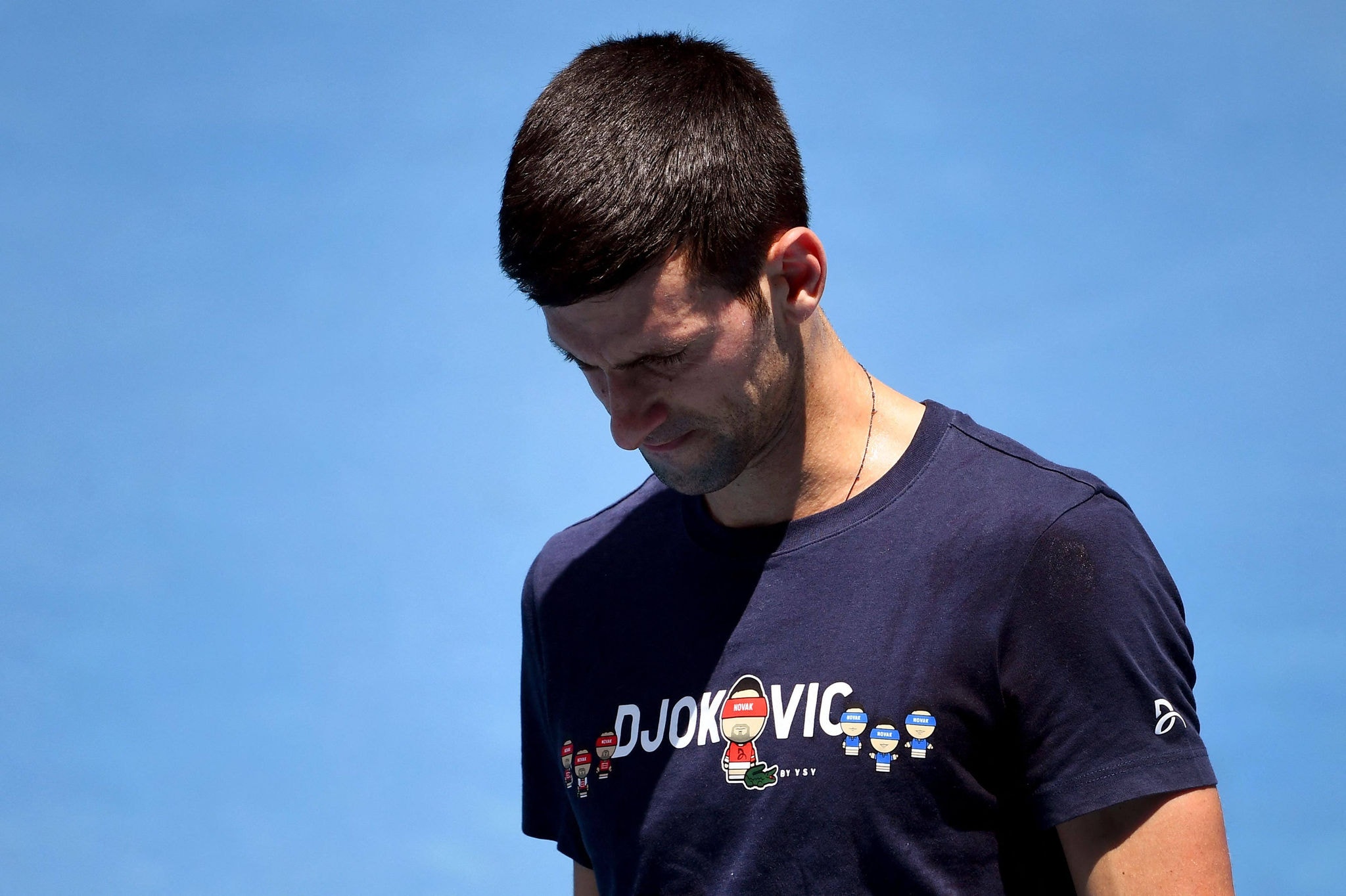 Djokovic protagonizou um episódio lamentável