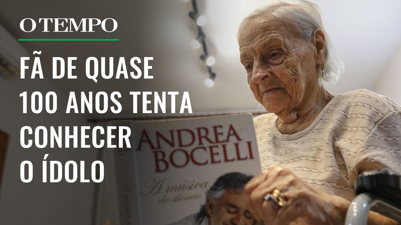 Dolores Bicalho assiste a concertos de Andrea Bocelli
