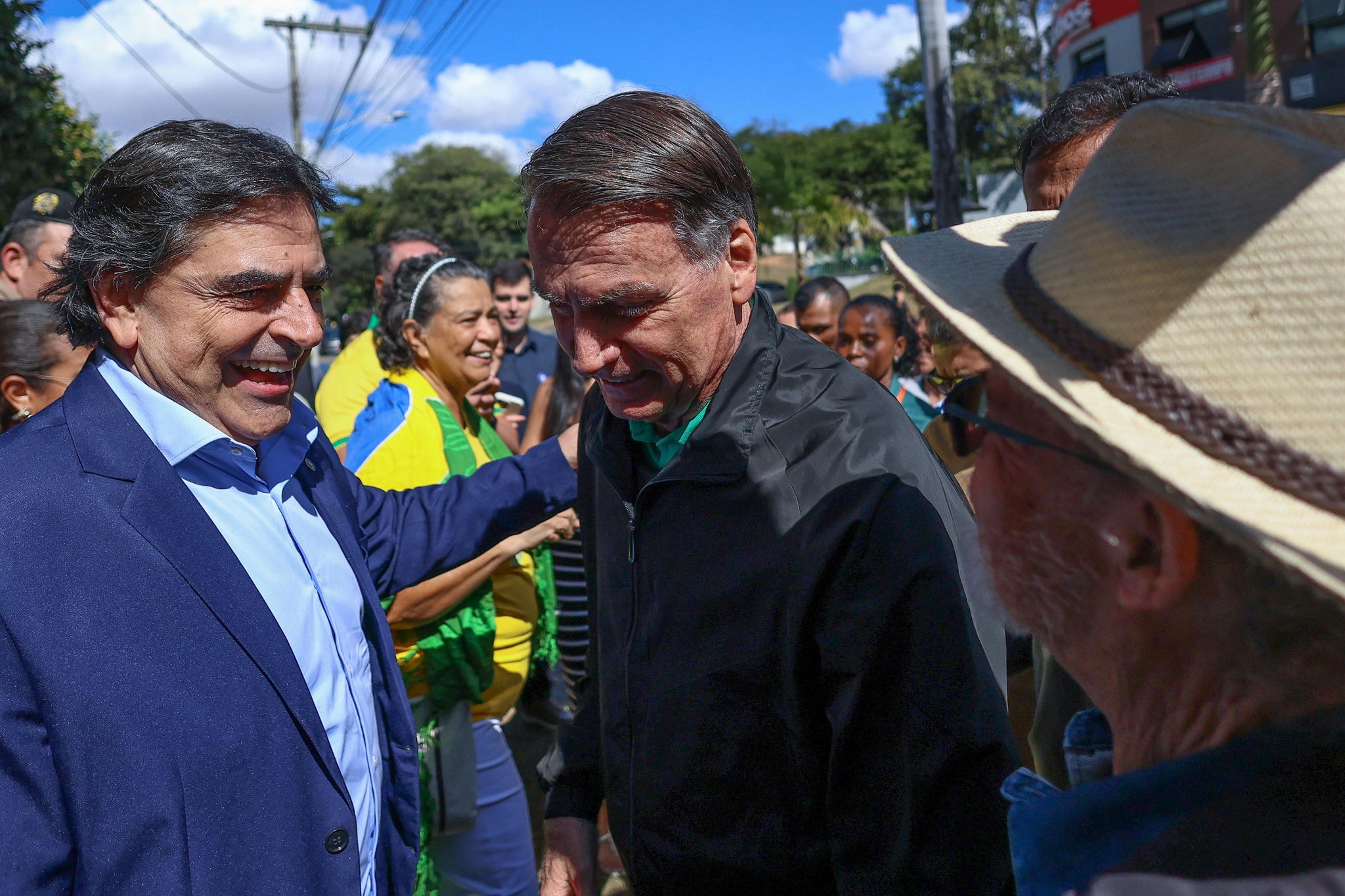 Jair Bolsonaro é recebido em BH pelo deputado Domingos Sávio, presidente do PL-MG