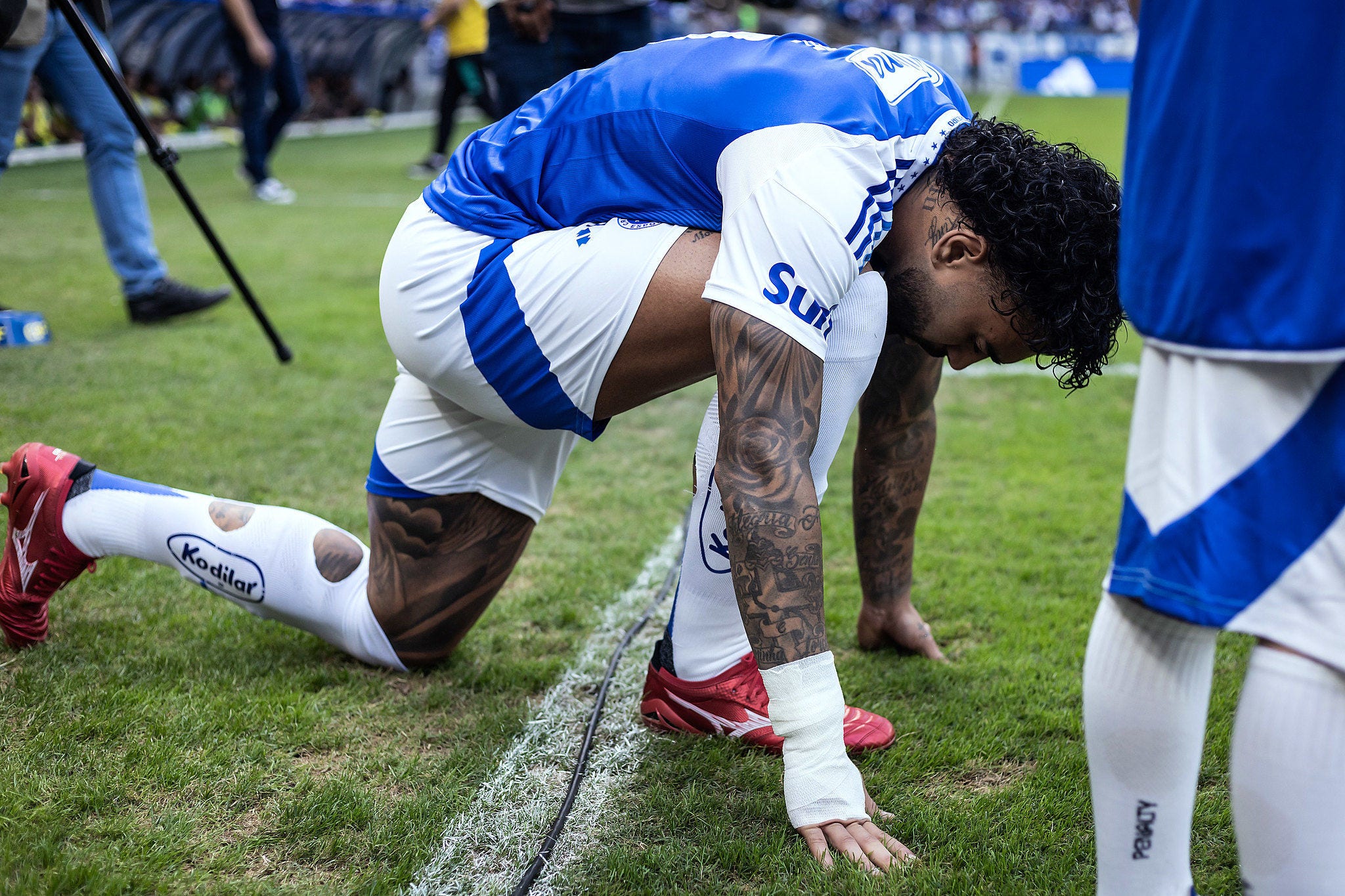 Gabi atuou como titular diante do Juventude