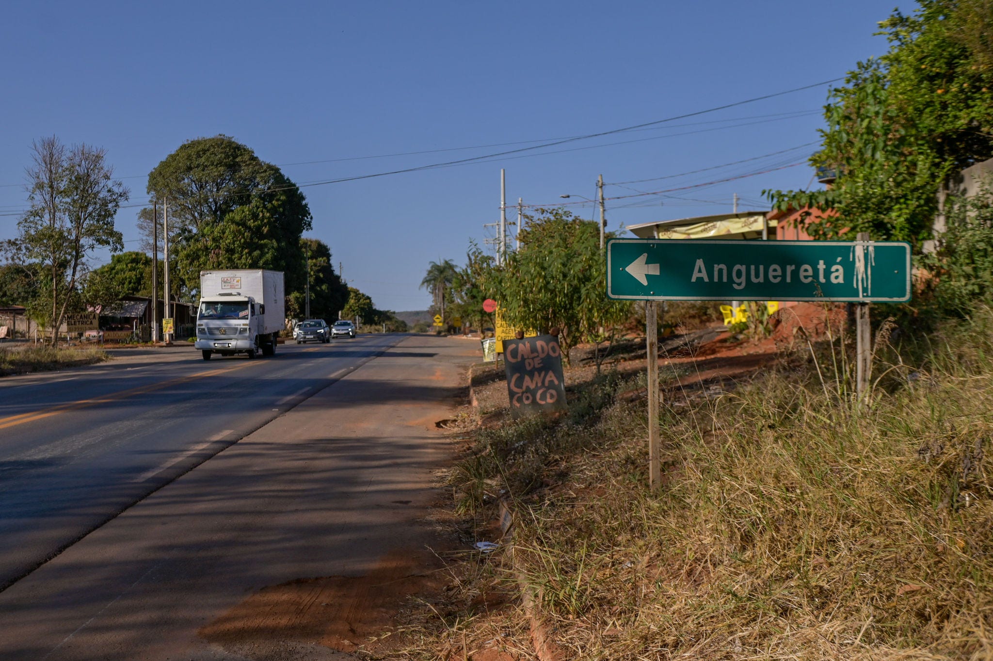 Acesso a Angueretá: distrito de Curvelo, no Centro de Minas Gerais, foi cenário de matança nos anos 1960 e 1970