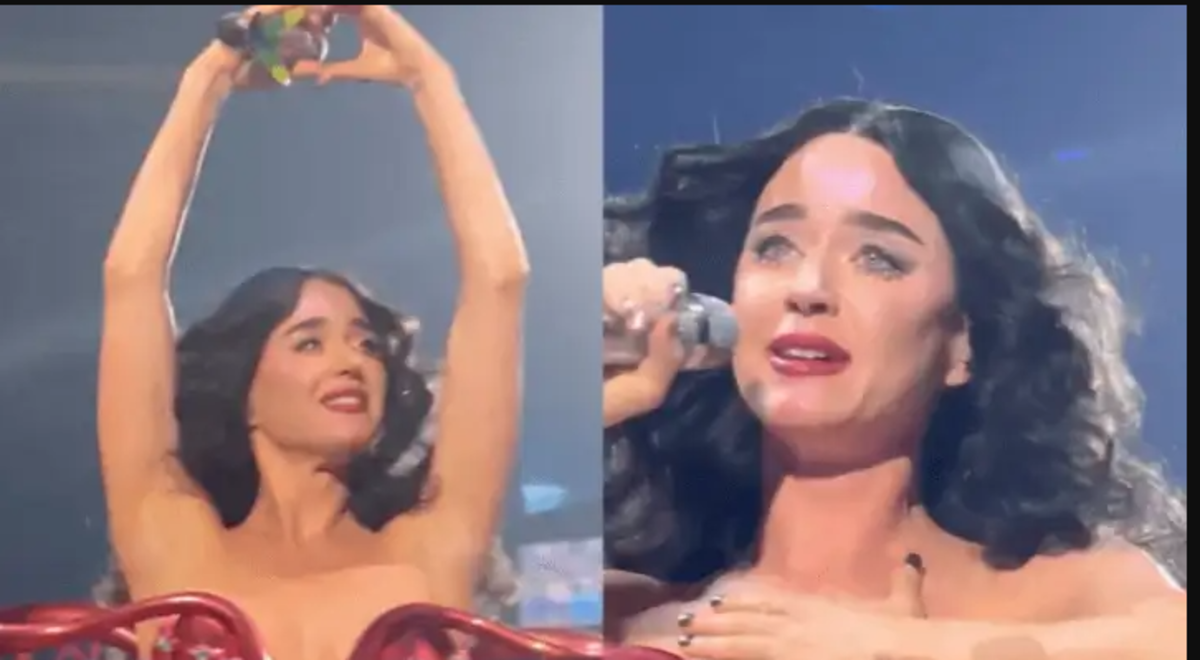 Katy Perry vai às lágrimas em show na Austrália ao agradecer apoio dos fãs