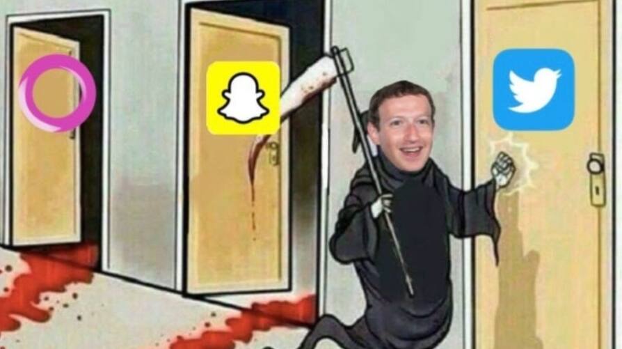 Meme com Mark Zuckerberg, CEO da Meta, sobre "fim do Twitter" após chegada do Threads
