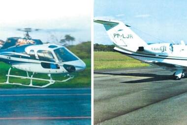 Dona da empresa comprou helicóptero e avião por mais de R$ 10 milhões; uso de aeronave foi motivo de