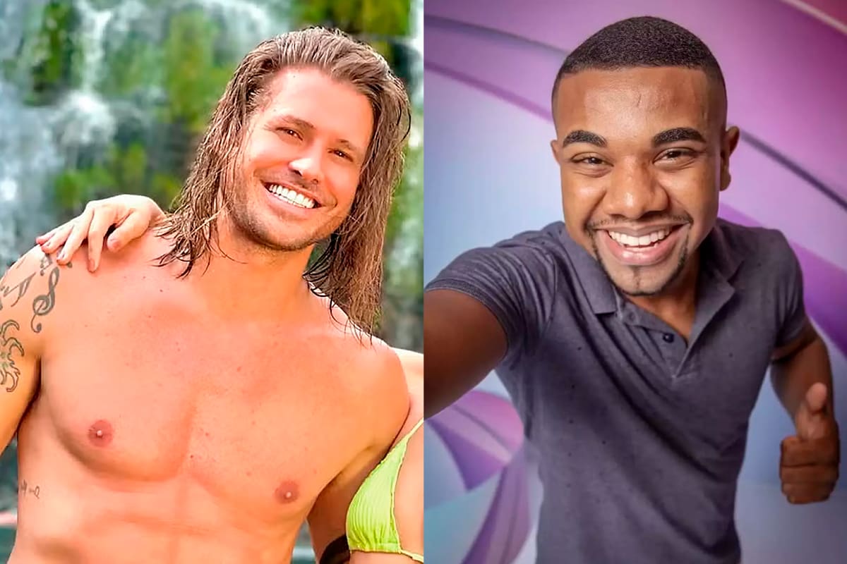 Dado Dolabella e Davi, do BBB 24