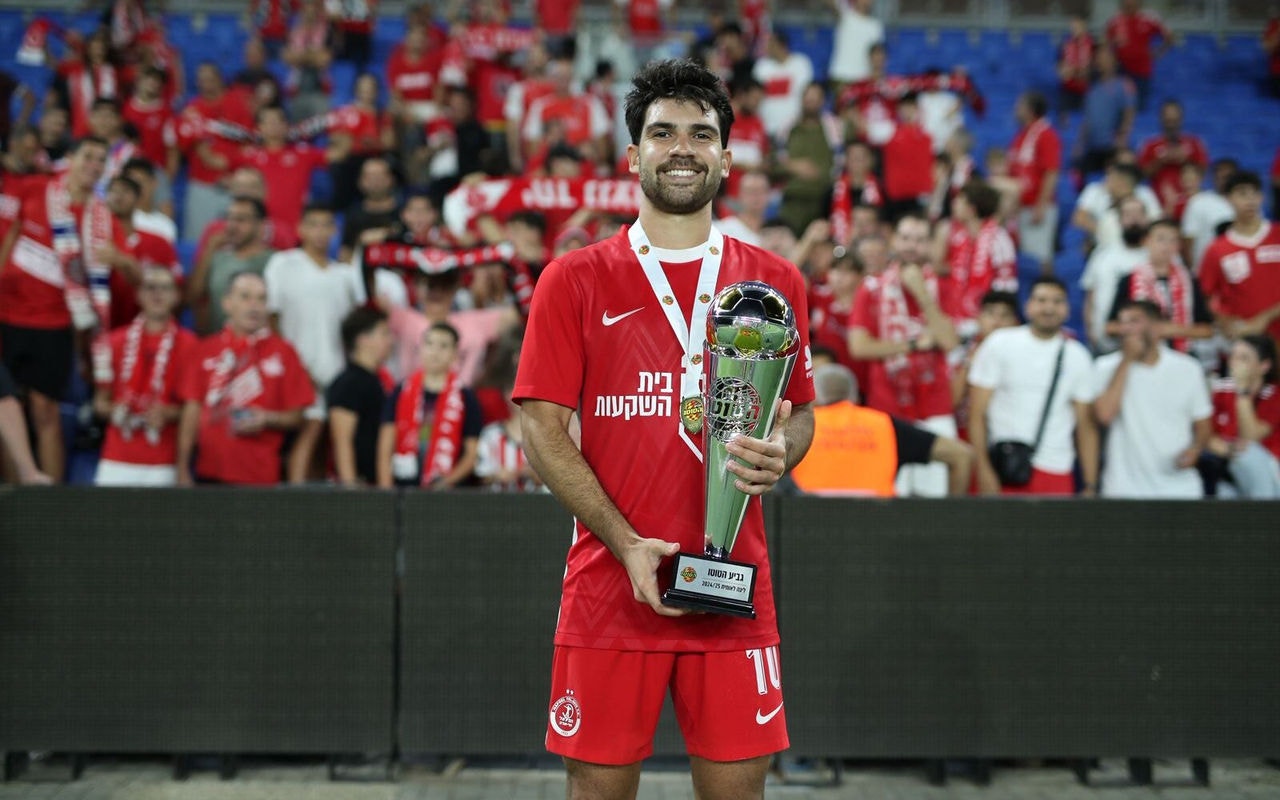 Dudu, ex-Vasco, relembra momentos em Israel (Foto: Arquivo Pessoal)