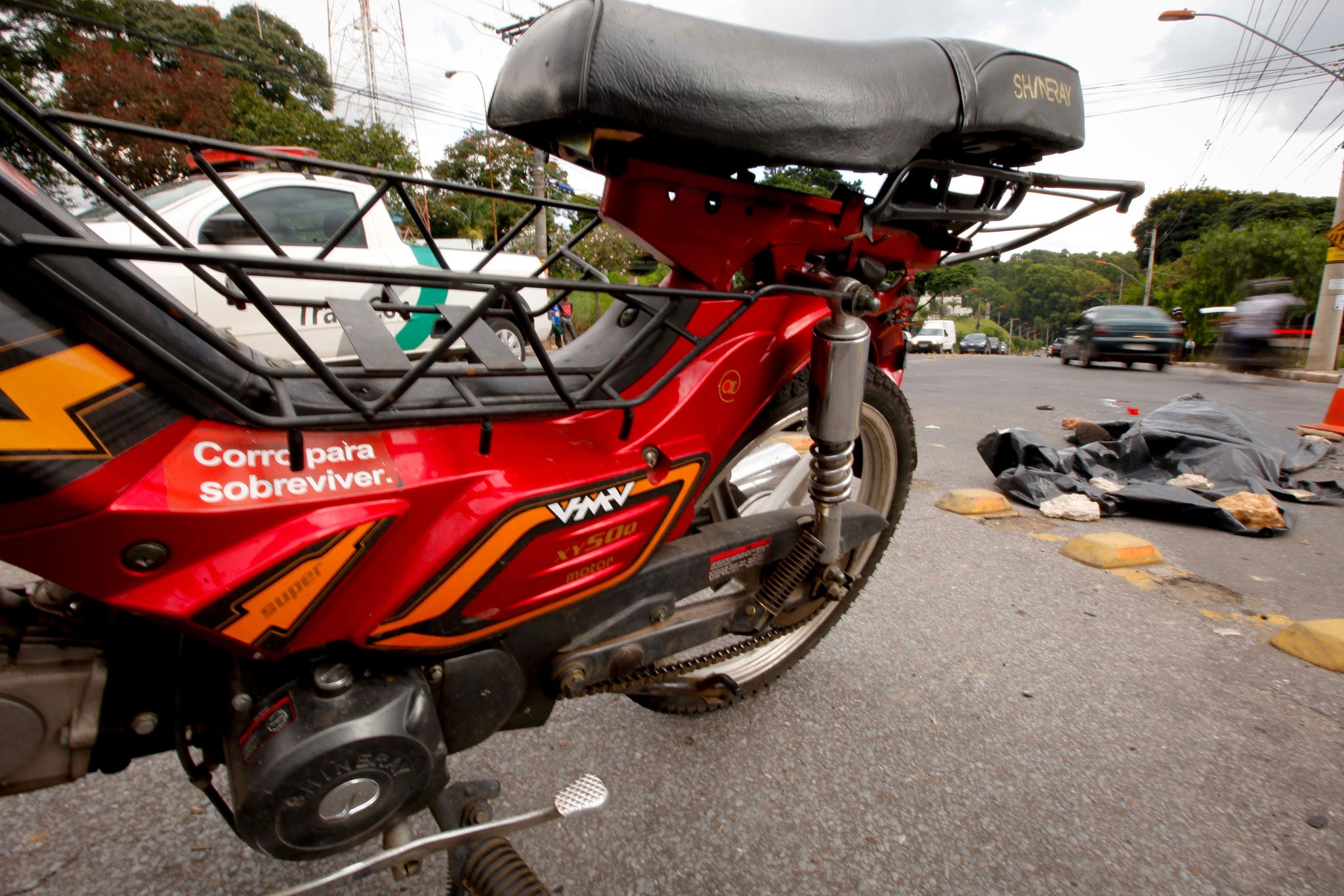Moto acidente