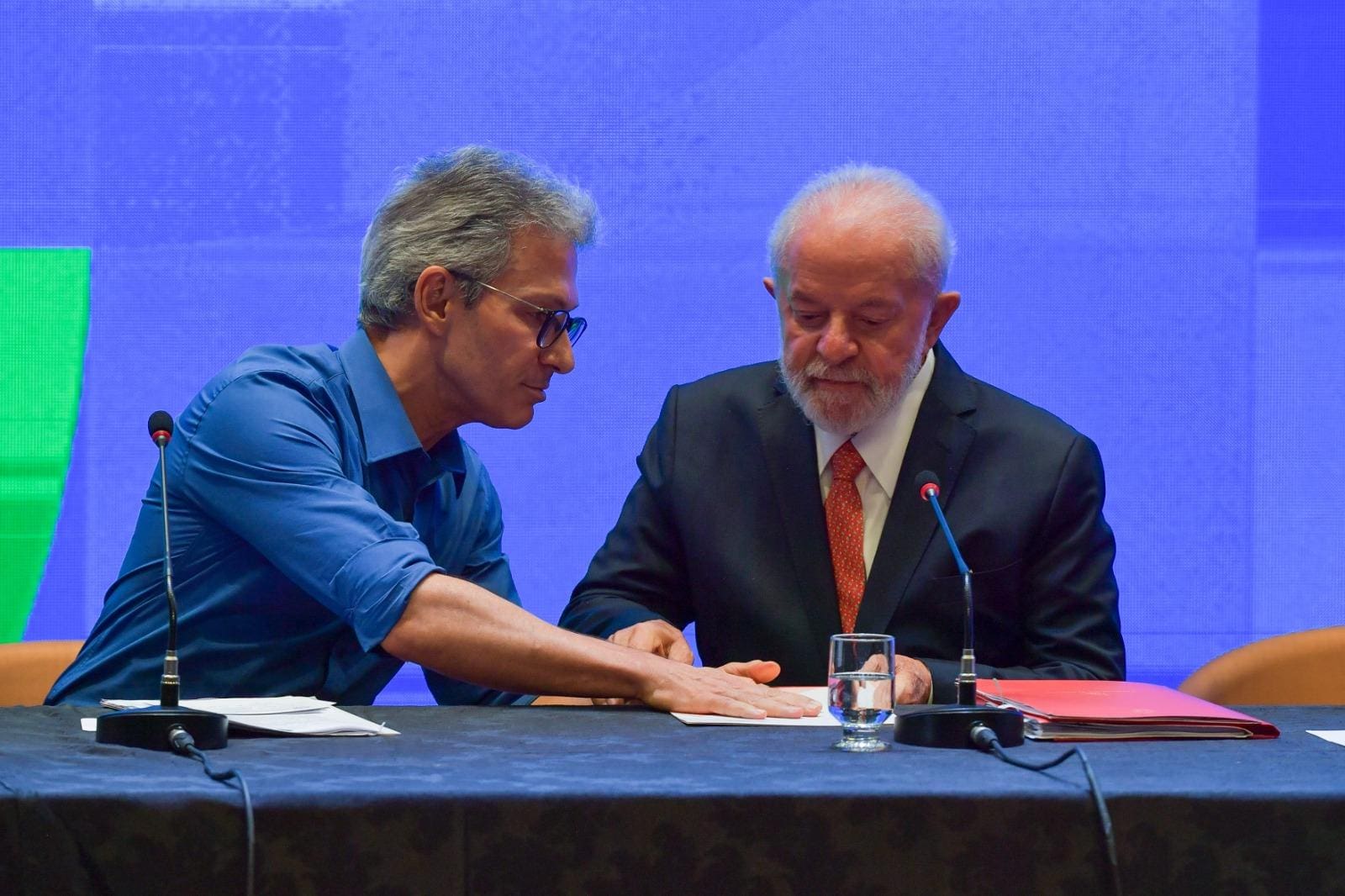 Zema e Lula em BH