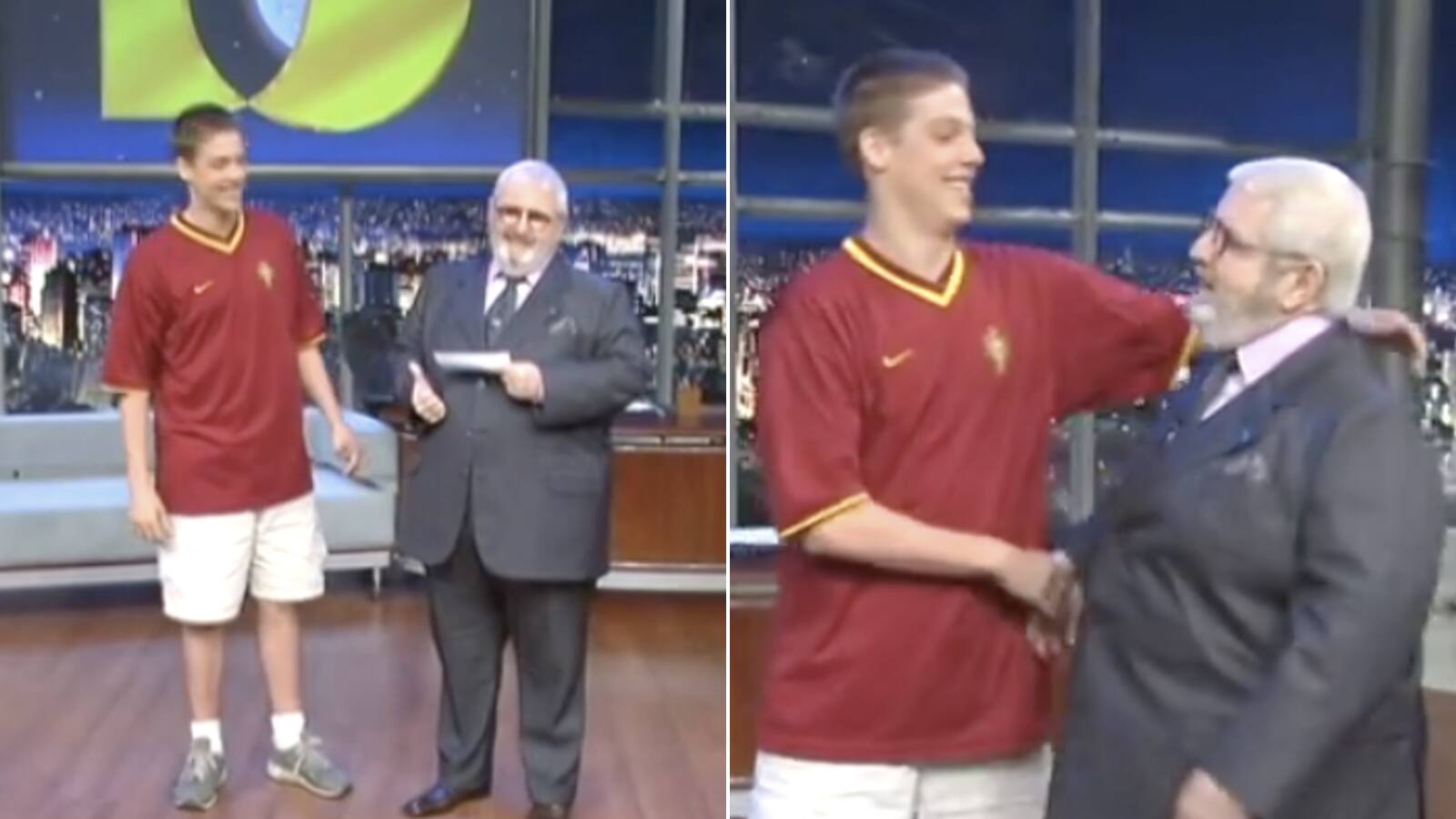 Fábio Porchat participou do 'Programa do Jô', na Globo, quando tinha 18 anos