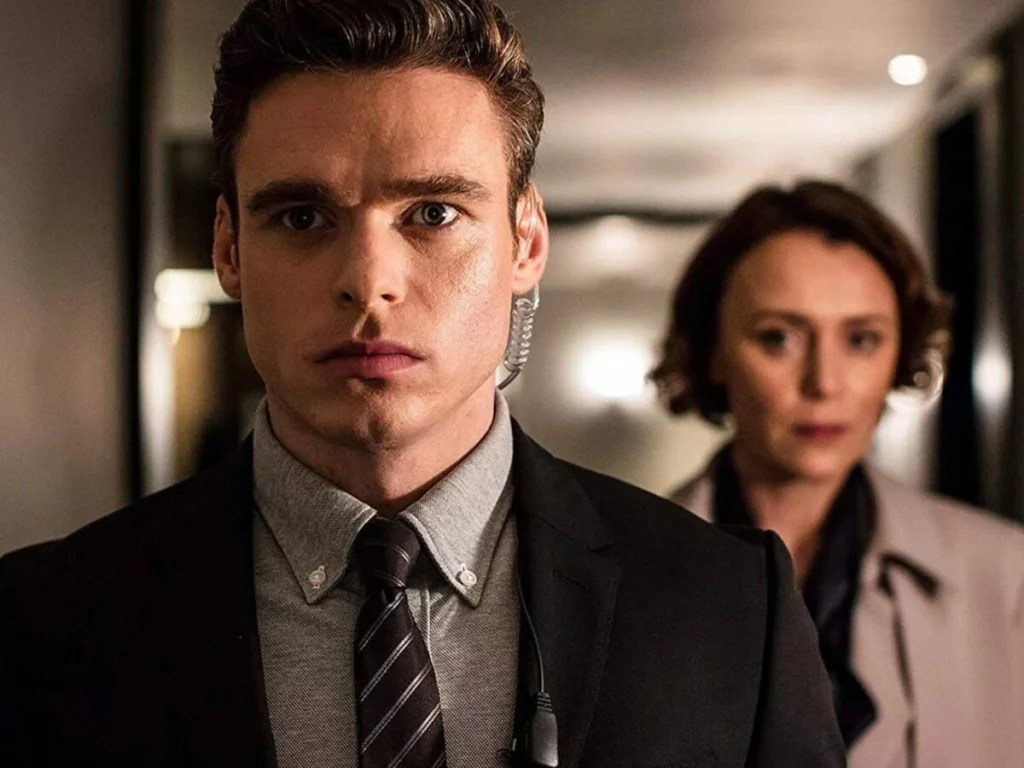 Cena de Bodyguard, série da Netflix