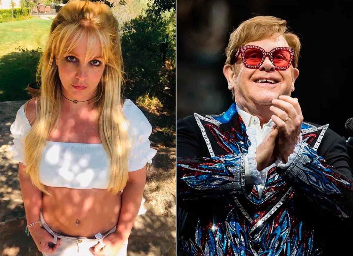 Britney Spears e Elton John