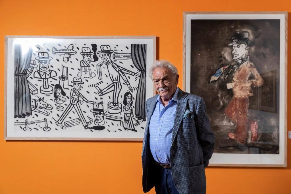 O pintor argentino Antonio Seguí, 88,que morreu no sábado, 26, após uma cirurgia no quadril