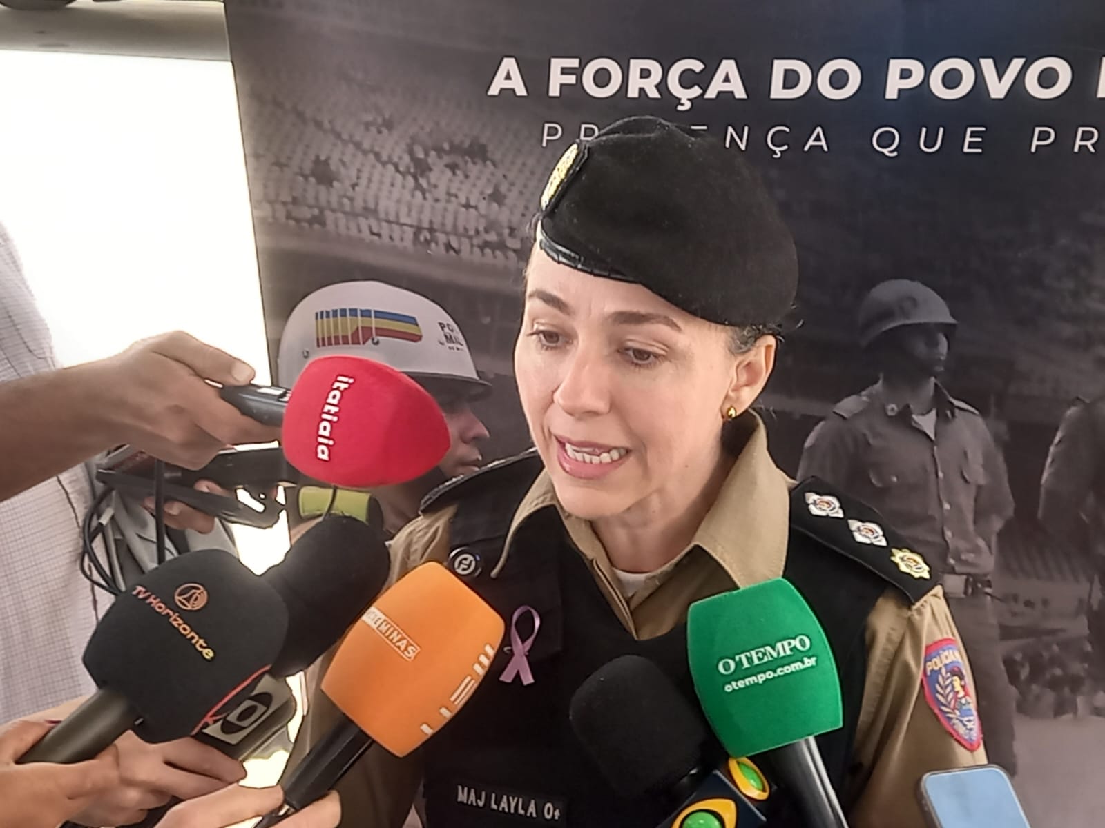 A major Layla Brunella, porta-voz da PM, afirmou que as mulheres estão com mais coragem para denunciar as agressões, o que ajuda a identificar os agressores
