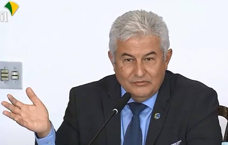 Ministro da Ciência, Tecnologia e Inovações Marcos Pontes na apresentação do Relatório da OCDE sobre as comunicações no Brasil