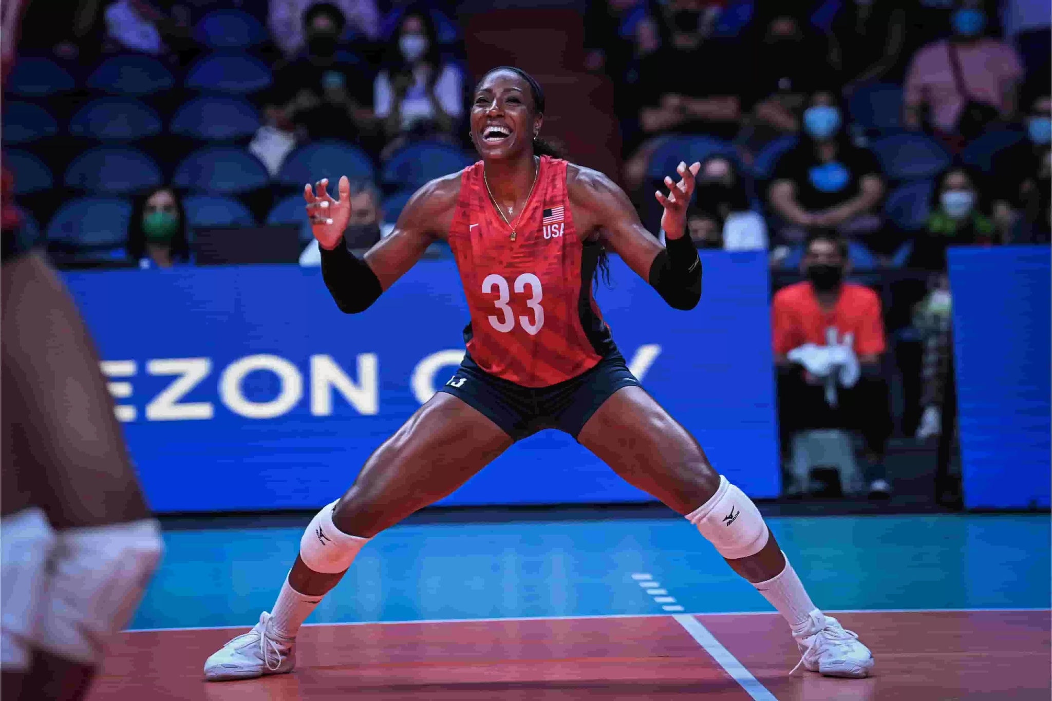 Nia Reed é atleta da seleção dos estados unidos