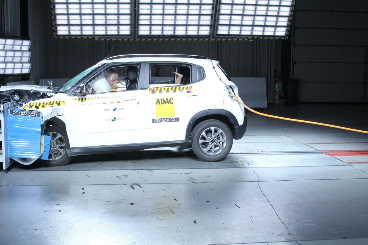 Citroën C3 no teste do Latin NCAP
