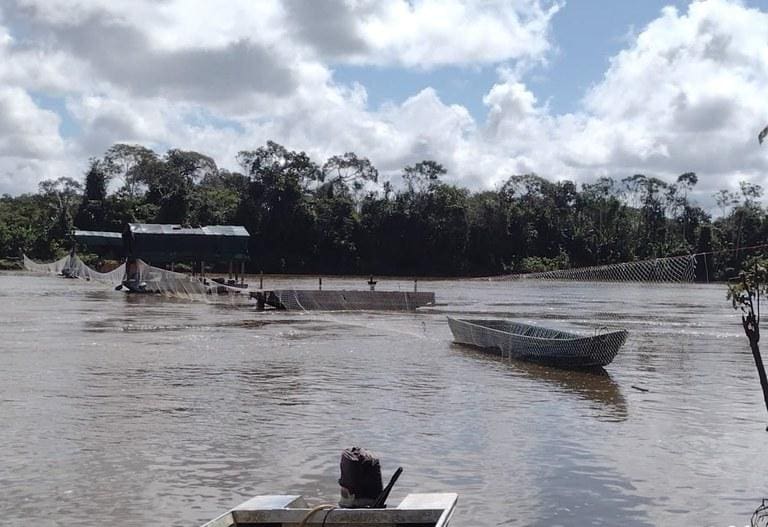 Criminosos armados furaram o bloqueio montado no rio Uraricoera e atiraram contra agentes do Ibama que haviam abordado uma das embarcações