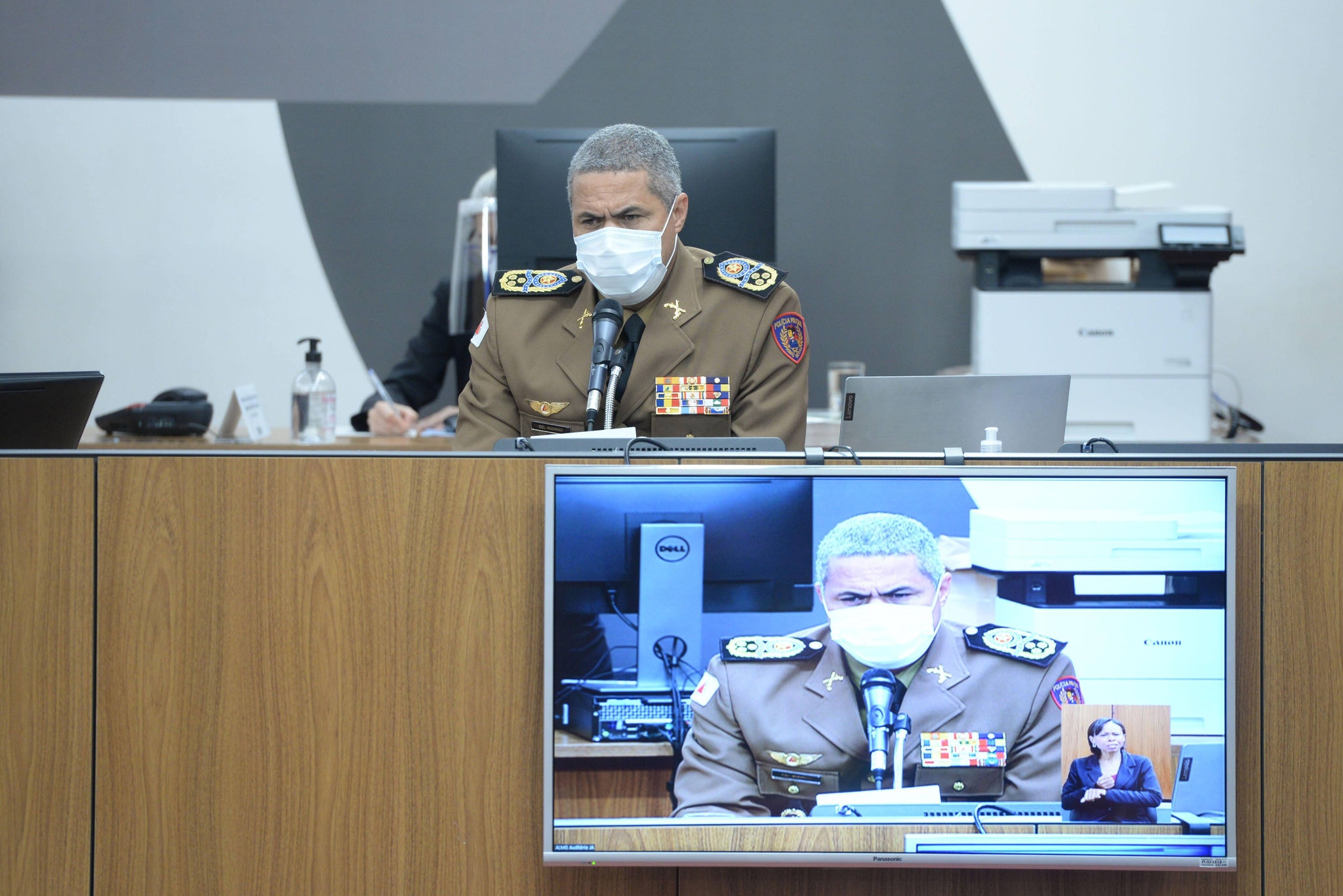 Comandante-geral da PM apresentou aos deputados ações para segurança pública em meio a pandemia