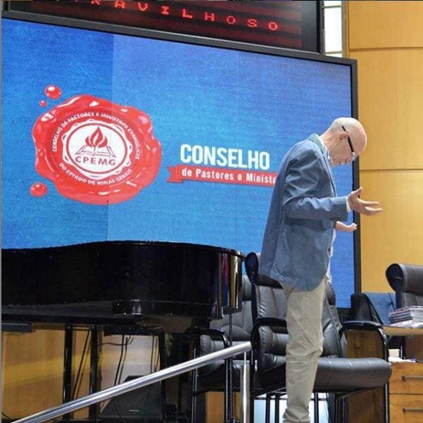 Pastor Jorge Linhares, presidente do Conselho de Pastores de Minas Gerais, orienta líderes no combate ao coronavírus