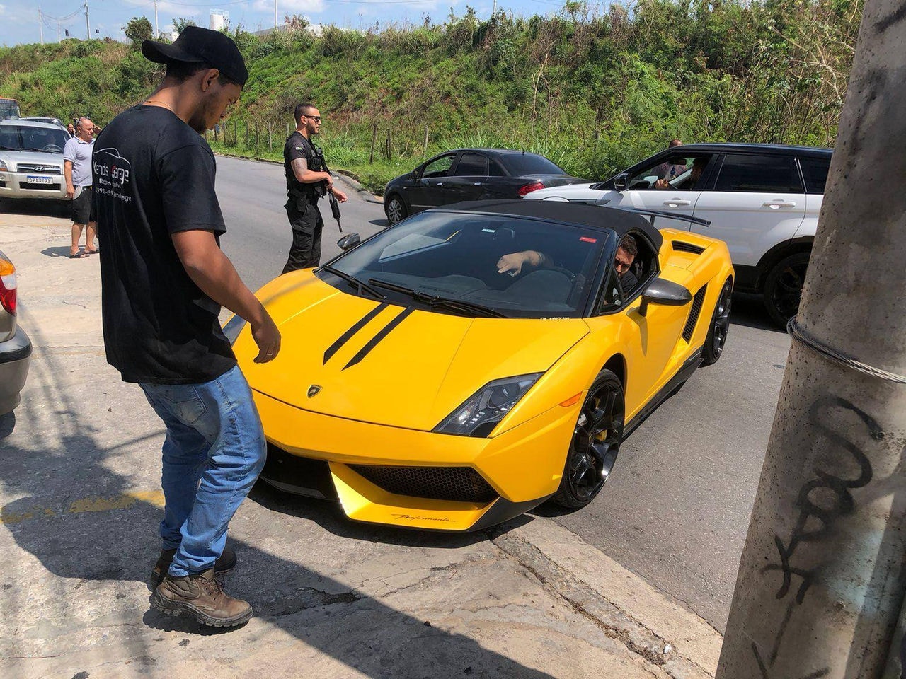 Lamborghini Gallardo de Big Jhow foi apreendida em Betim