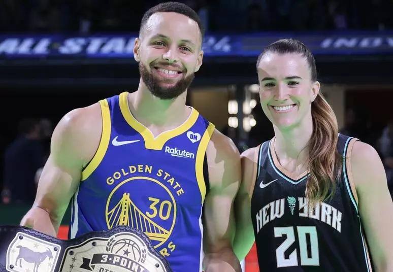 Disputa entre Stephen Curry e Sabrina Ionescu foi equilibrada e considerada histórica