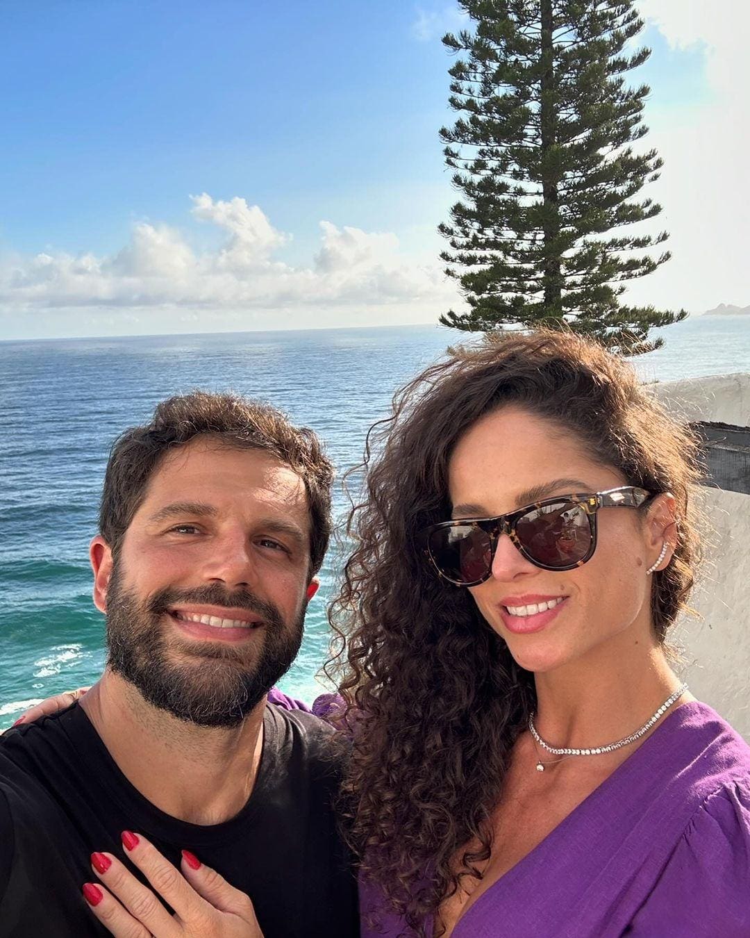 Duda Nagle e a nova namorada Michele Balsamão Morais