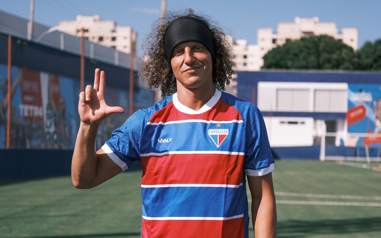 David Luiz foi contratado pelo Fortaleza no começo deste ano (Foto: Mateus Lotif/FEC)