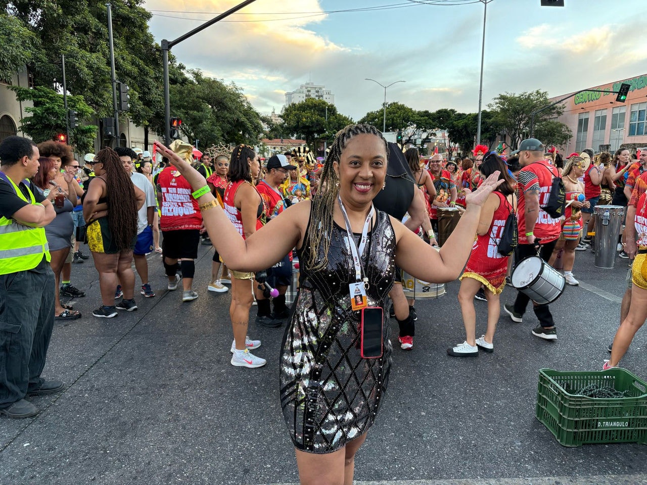 Fernanda Honorato, fundadora do Bloco do Faraó: ‘resgatando as raízes egípcias