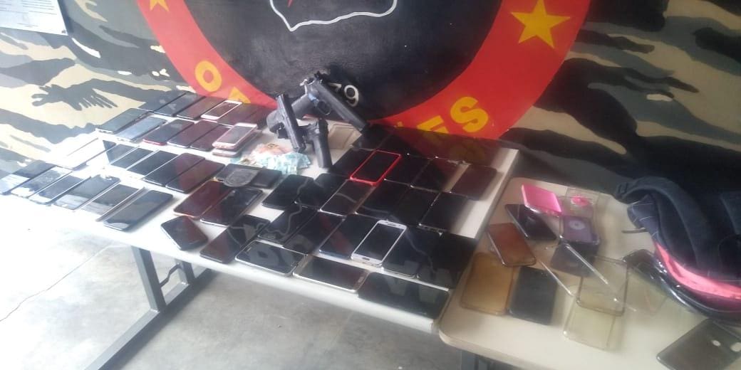 roubo celulares