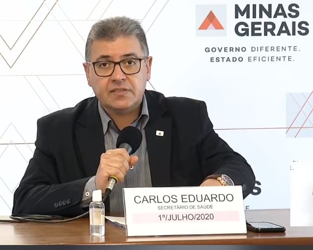 Secretário de Estado de Saúde, Carlos Eduardo Amaral, lamentou as mais de mil mortes por Covid-19 registradas em Minas