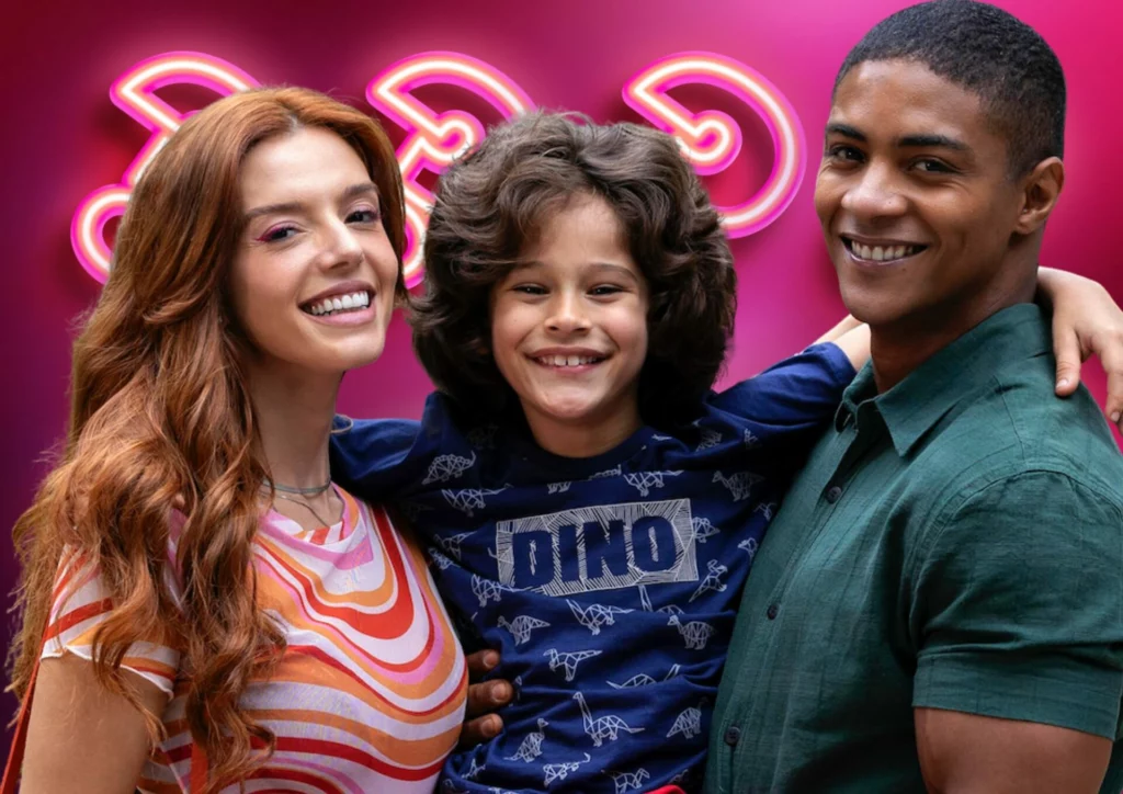 
Kami (Giovanna Lancellotti), Dedé (Lorenzo Reis) e Marlon (Humberto Morais) em Dona de Mim  - Divulgação/TV Globo 