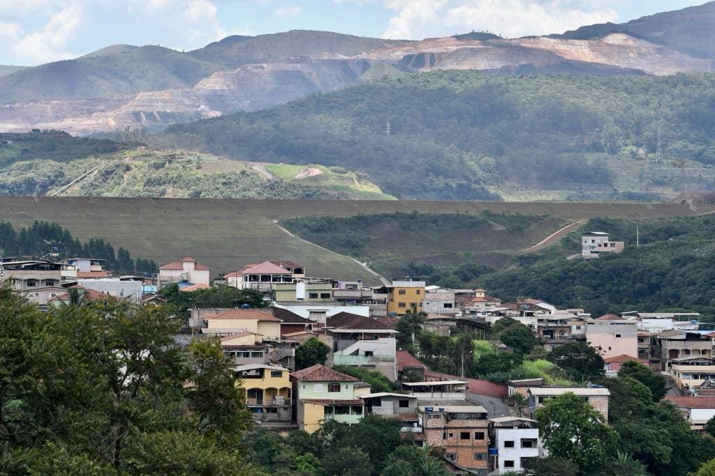 Barragem de Congonhas fica muito perto da área urbana